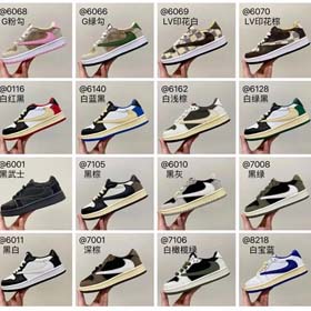 NIKE New style hook breathable low-top lace-up children's sports shoes-2714  